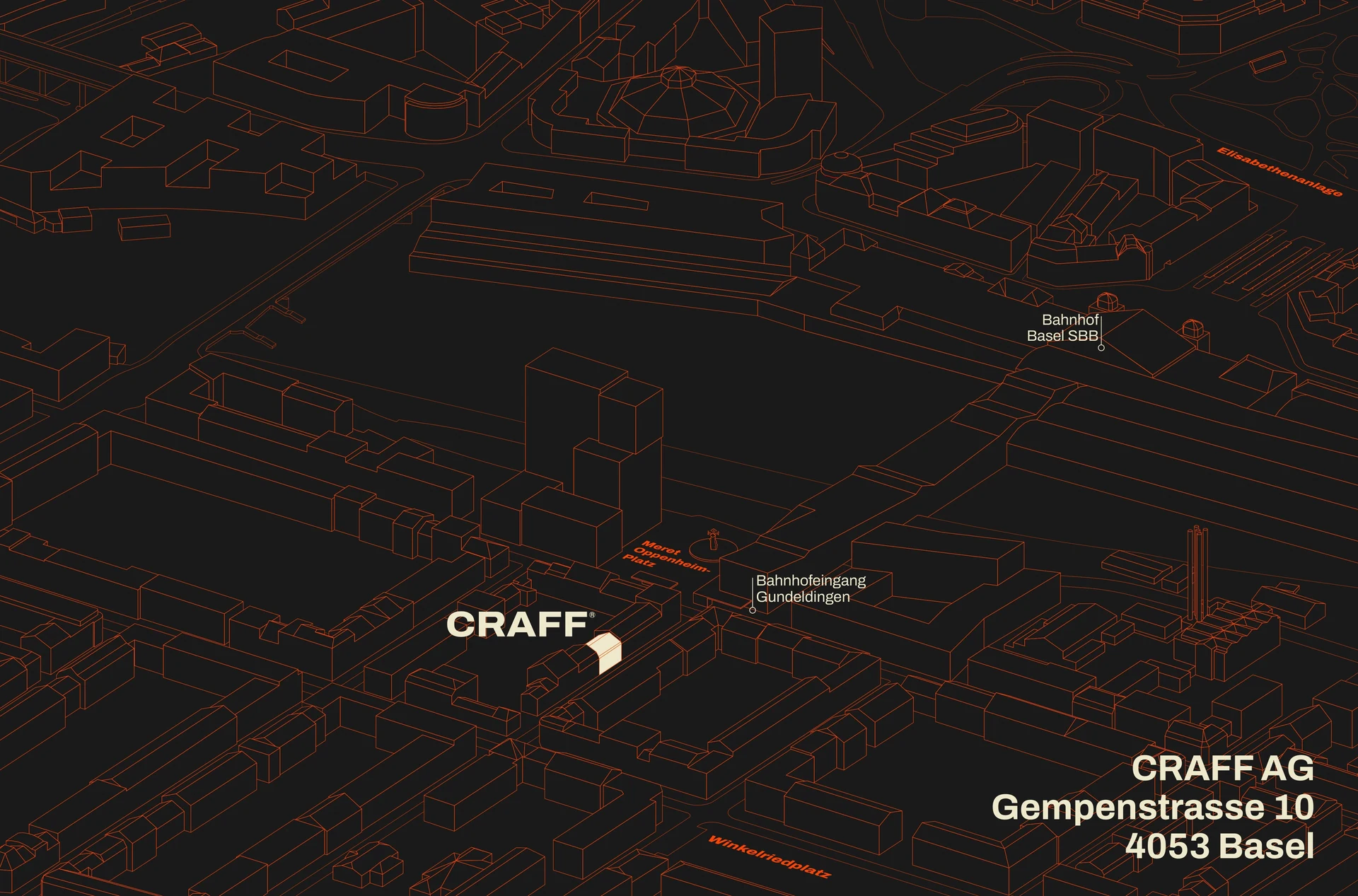 Standort CRAFF AG, Gempenstrasse 10, 4053 Basel
